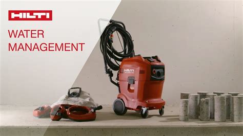 INTRODUCING A Clean New Way To Core Drill Concrete Hilti DD WMS 100