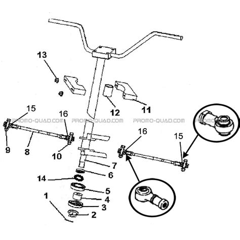 Colonne De Direction Pour Quad Hytrack Toutes Les Ann Es Toutes Les