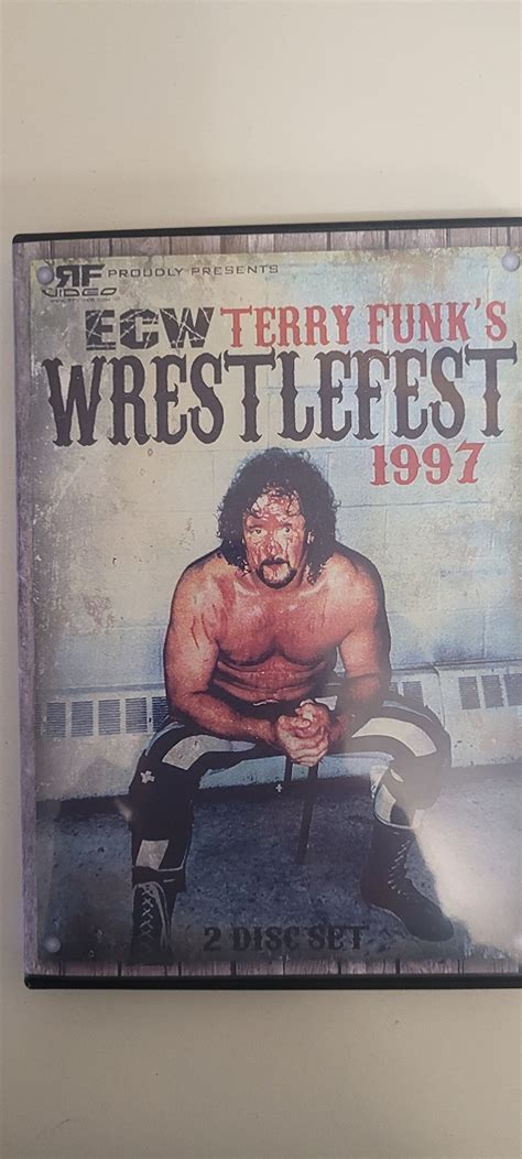 Terry Funks Wrestlefest Dvd R Etsy