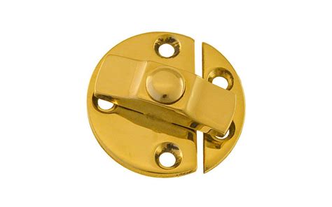 Solid Brass Turn Button With Back Plates Back Plate Solid Brass Brass Material