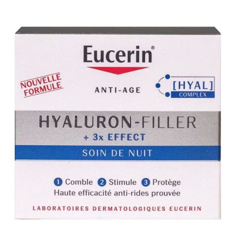 Eucerin Hyaluron 3X Effect Nuit crème visage anti âge rides