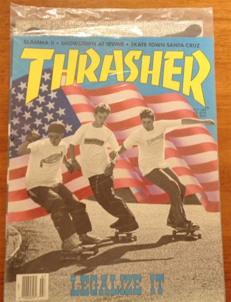 Vintage Thrasher Skateboard Magazine 1988 Etsy Thrasher Thrasher