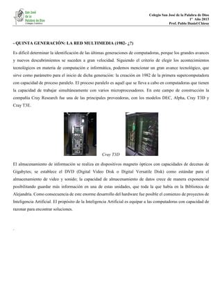 Historia de las computadoras material teórico PDF