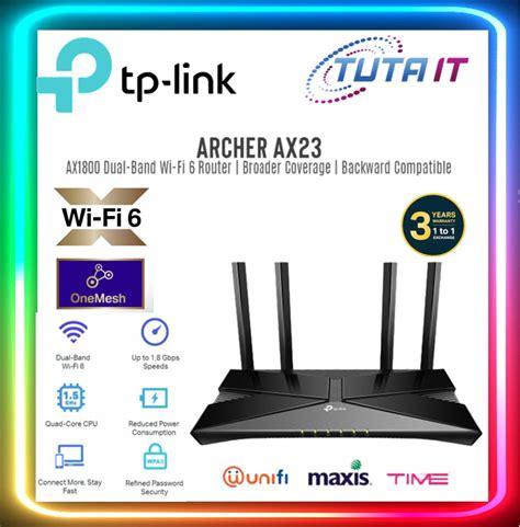 Tp Link Archer Ax Ax Dual Band Wi Fi Router Lazada