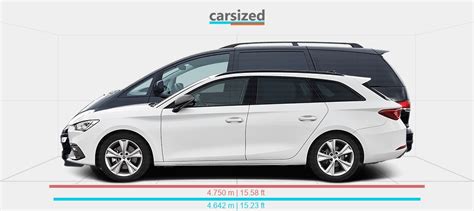 Dimensions Seat Leon 2020 Present Vs Toyota Previa 2000 2005