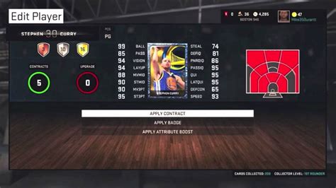 NBA2K15 MyTeam Sapphire Stephen Curry Best Shooting Card YouTube