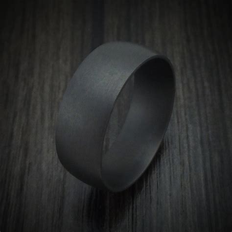 Darkened Tantalum Band Custom Made Men's Ring | Revolution Jewelry