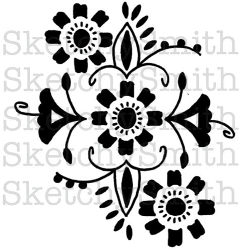 Fiesta Flowers Clip Art / Fiesta Flowers Png, Svg Digital Download ...