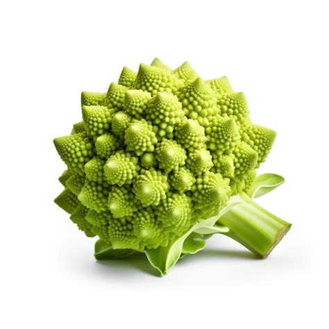 Premium Ai Image Romanesco Broccoli Vegetables Isolated On White