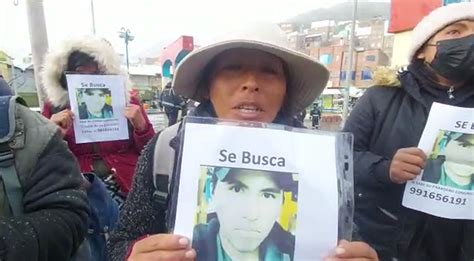 Rinconada Joven minero desaparece en extrañas circunstancias LA