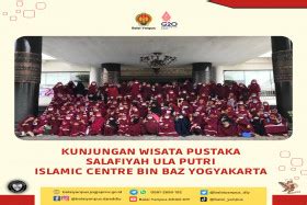 Kunjungan Wisata Pustaka Dari Siswa Siswi Kelas Dan Salafiyah