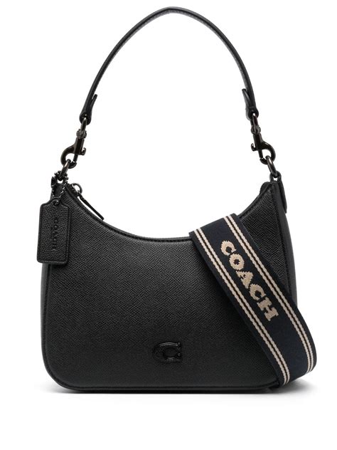 Coach Logo Strap Shoulder Bag Farfetch