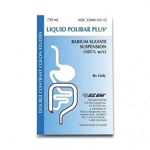 Polibar Plus Liquid Barium Sulfate Suspension Medline