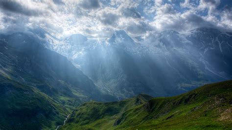 Mountains And Clouds Nature Landscape Mountains Clouds HD Wallpaper