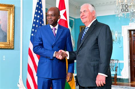 Rex Tillerson a reçu Robert Dussey République Togolaise