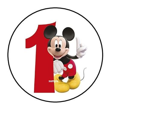 Mickey Mouse 1st Birthday Clip Art