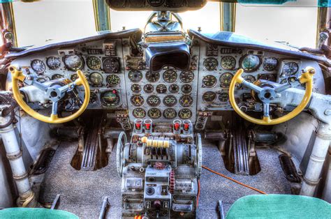 Ilyushin IL-18 Cockpit View Photograph by David Pyatt - Pixels