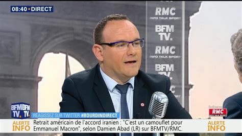 Damien Abad Face Jean Jacques Bourdin En Direct