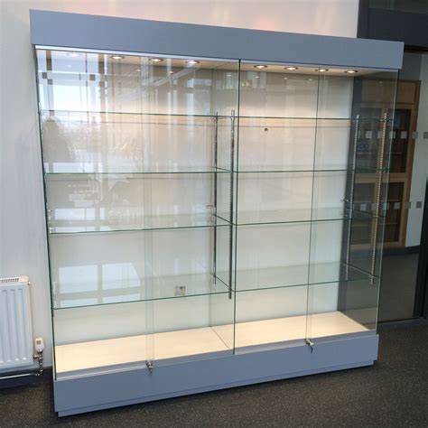 Retail Glass Display Cabinets | 2000mm wide | Luminati | Glass cabinets ...