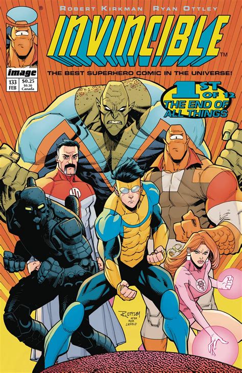 Invincible #133 (Image Tribute Variant) Cover Album Cover Art, Album ...