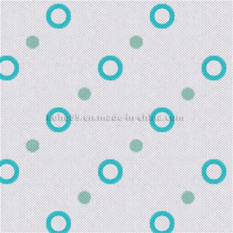 Round Patterns 17 Printed Non Woven Cloth China Non Woven Printed