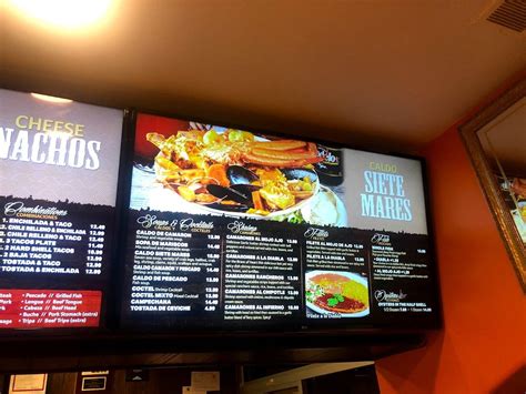 Menu at Taco's Jalisco restaurant, Truckee, Donner Pass Rd #25