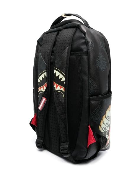 Shark Teeth Print Zip Up Backpack Sprayground