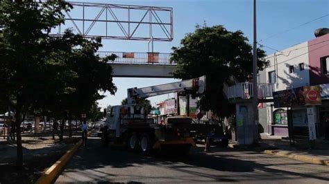 Remover N Puente Peatonal Frente A Hospital Del Imss En Culiac N Luz