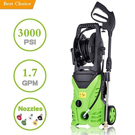 Buy Homdox HX5083 3000 PSI Electric Pressure Washer 1800W Rolling