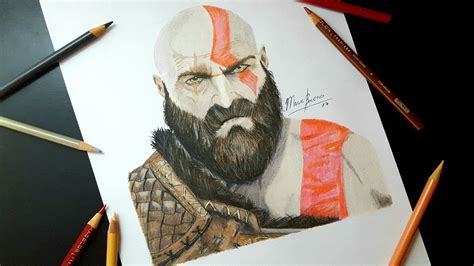 C Mo Dibujar A Kratos De God Of War How To Draw Kratos Magicbocetos