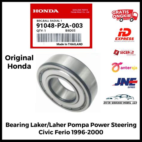 Jual Bearing Bering Laker Laher Pompa Power Steering Civic Ferio