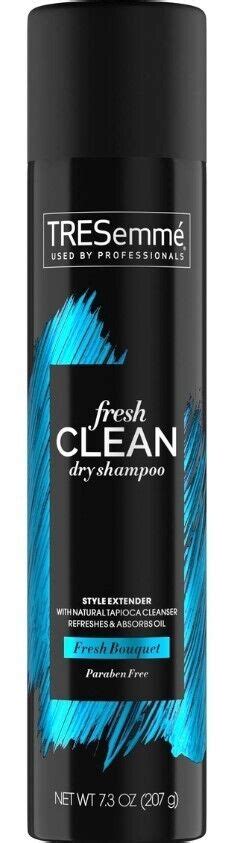 Tresemme Fresh Clean Dry Shampoo Style Extender Fresh Bouquet Paraben