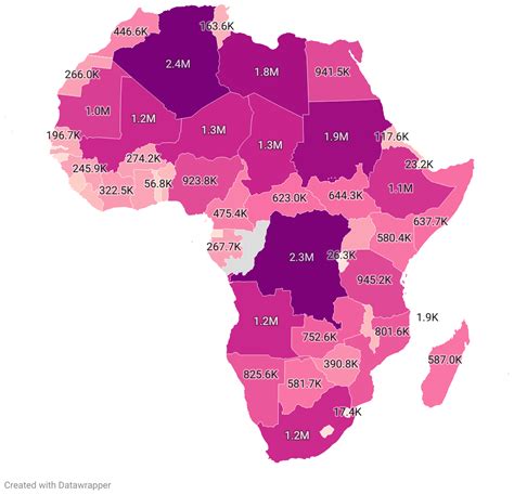 Largest Countries In Africa 2024