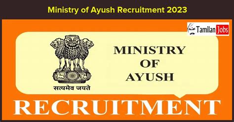 Ministry Of Ayush Recruitment 2023 Senior Program Officer Jobs Apply