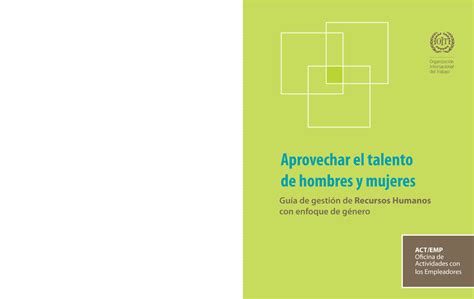 Lectura Enfoque De Género Sem 3 Gestion Rh Aprovechar El Talento De Hombres Y Mujeres Guía