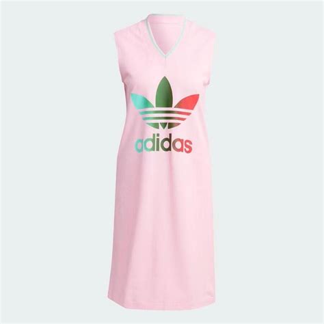 Adidas阿迪达斯三叶草女装夏季新款运动无袖v领连衣裙ik7860 Ik7862 武商网女款adidas阿迪达斯三叶草女装夏季新款运动无