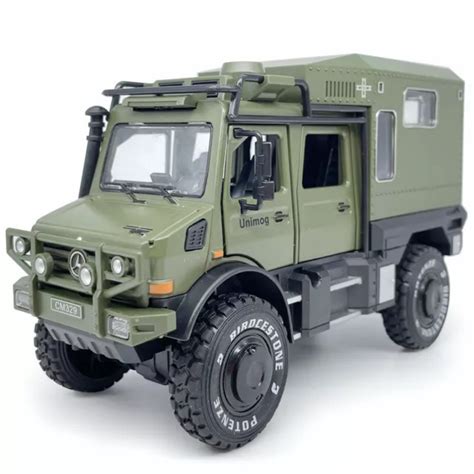 128 Unimog Motorhome Toy Camper Rv Model Car Diecast Toy Cars Kids