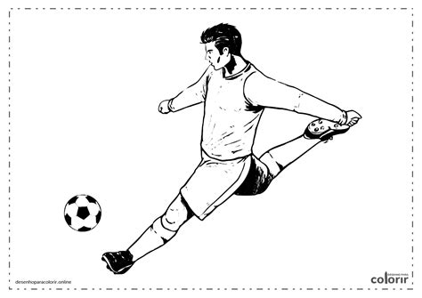 Futebol Desenho Para Colorir