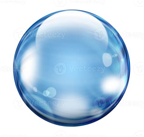 Isolated Illustration Of A Round Sphere Of Shiny Glass 21084800 PNG