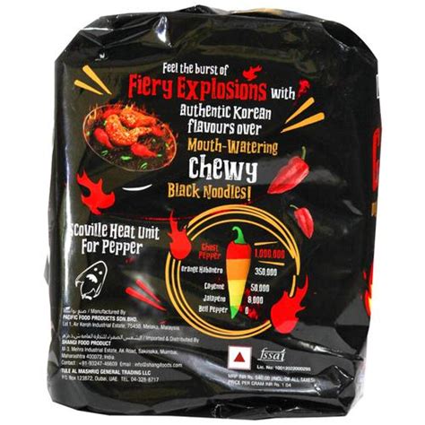 Buy Daebak Ghost Pepper Dry Black Instant Noodles With Spicy Chicken