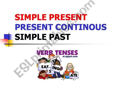 ESL English PowerPoints Simple Present Present Cont And Simple