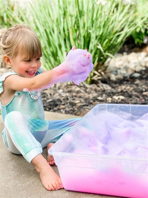 This Rainbow Foam Activity Is So Quick And Easy To Do And Will Have