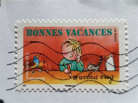 TIMBRE FRANCE Oblitere Bonnes Vacances EUR 0 10 PicClick FR