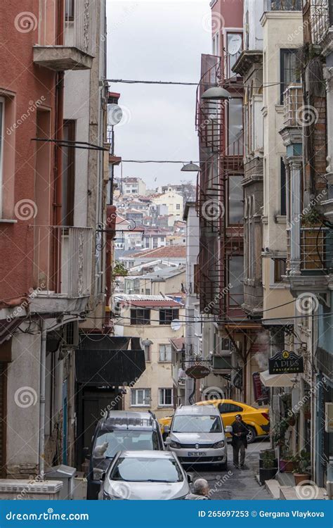 Street View of Istanbul editorial stock photo. Image of architecture ...