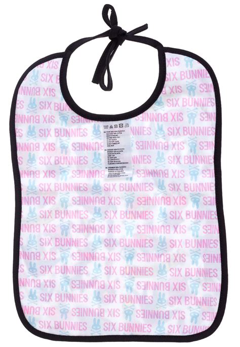 Six Bunnies Cute Flash Bib