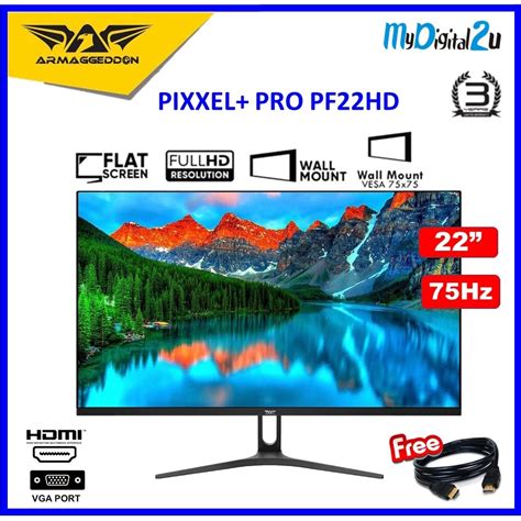 Armaggeddon Pixxel Pro Pf Hd Super Full Hd Gaming Monitor New