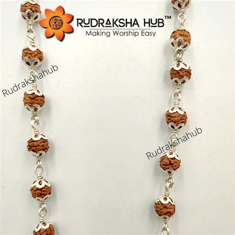 Mukhi Rudraksha In Pure Silver Mala Atelier Yuwa Ciao Jp