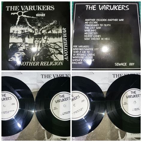 Jual VINYL PIRINGAN HITAM THE VARUKERS ANOTHER RELIGION ANOTHER WAR