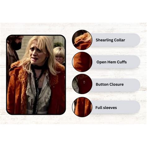 Sex Education Anne Marie Duff Jacket Erin Wiley Suede Jacket