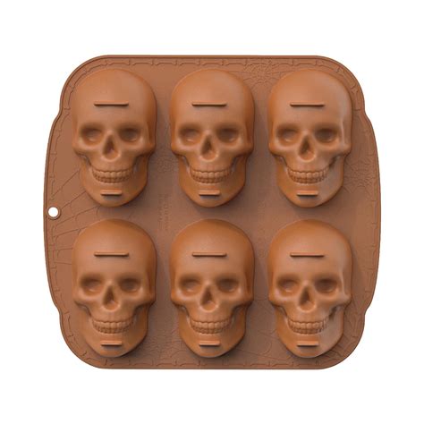 Ympuoqn Skull Cake Mold Halloween Skull Cake Pans Cavity Silicone